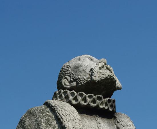 Statue of Tycho Brahe, characteristically looking up. Source: Sven Rosborn / CC BY-SA 3.0.