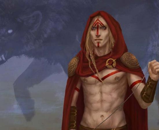 Tyr, Gleipnir and Fenrir. 