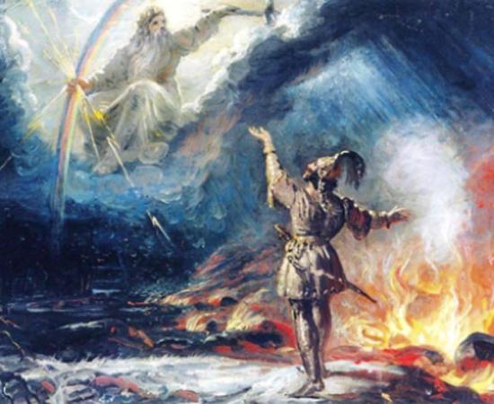 The Finnish sky god Ukko. Source: Risukarhi / Public Domain.