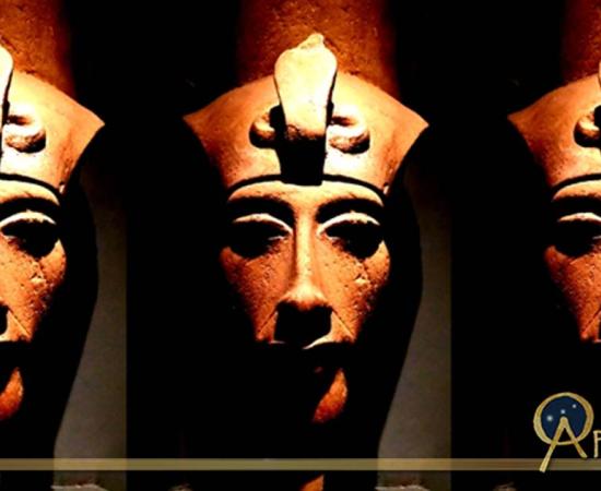 A bust of Pharaoh Akhenaten. Design by Anand Balaji.