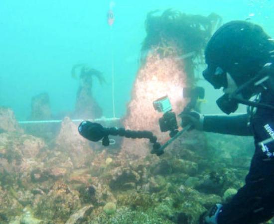 Underwater archaeology reveals ancient stone structures off the coast of Brittany.