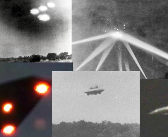 Composite image of unidentified flying objects. Source: Author provided.