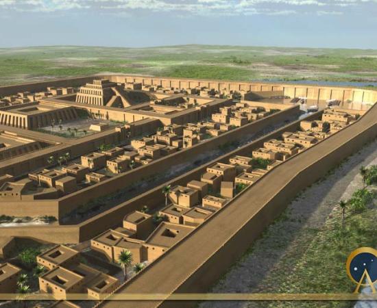 Artist’s impression of ancient Ur on the Euphrates. (anibal / Adobe Stock)