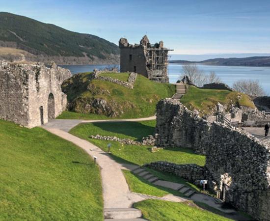 Urquart Castle on Loch Ness, Scotland