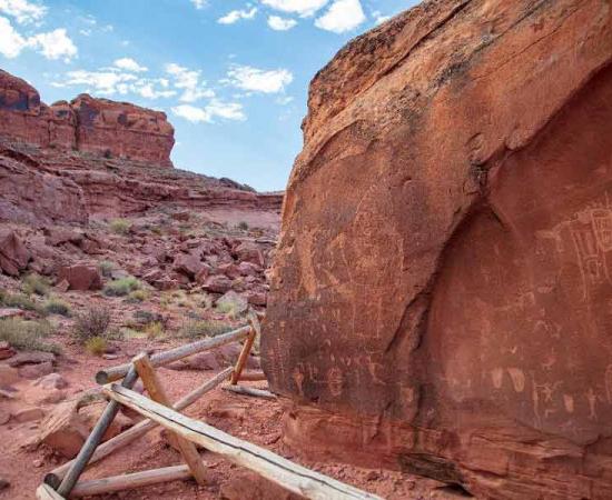 Vandals Deface ‘Birthing Rock,’ 1000-Year-Old Rock Art in Utah