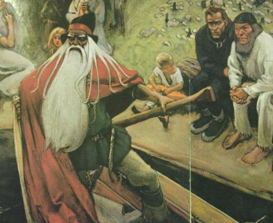 The Departure of Väinämöinen.