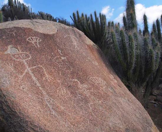 Ancient petroglyphs at the Valle del Encanto in Chile. Source: Vera & Jean-Christophe / CC BY-SA 2.0