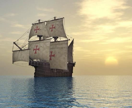 Portuguese caravel of the 15th century. Credit: Michael Rosskothen / Adobe Stock