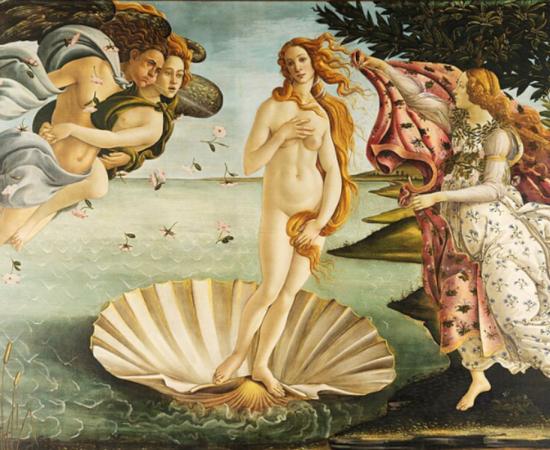 The Birth of Venus by Botticelli.