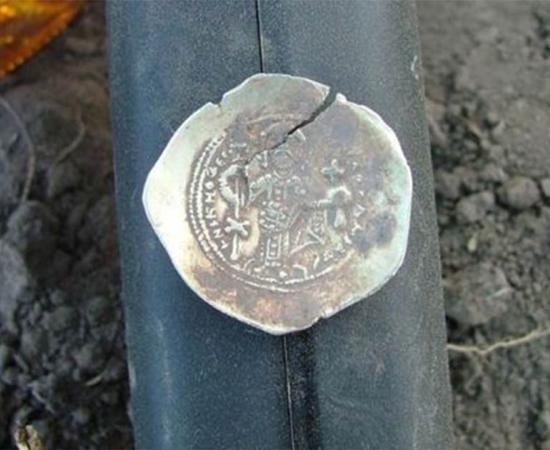 One of the Russian Viking coins found in Ireland. Source: Robert Carley