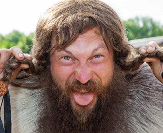 Crazy Viking face (khosrork / Adobe Stock)