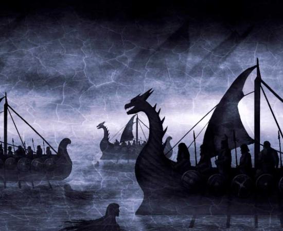 Viking ships like these were built, serviced, loaded, and unloaded at Viking shipyards across Scandinavia, and the recent Birka Viking shipyard discovery is a "first of its kind” in the world of Viking ports.	Source: Dimart_Graphics / Adobe Stock