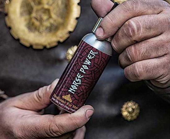 The “Norse Power” deodorant was designed by Norse experts in York, England so that anyone can have the Viking smell and all its powers!		Source: Visit York