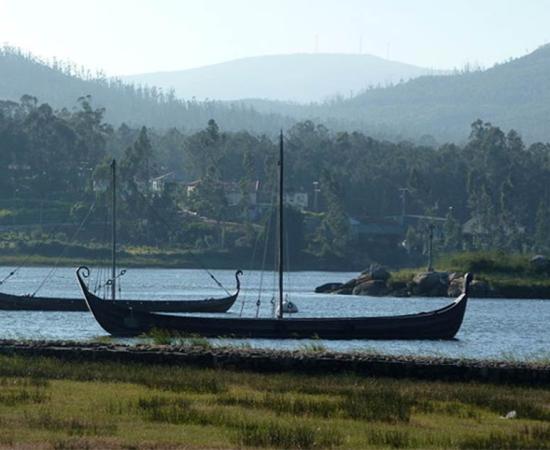 Viking longship replicas at Catoira, Galicia. Did the Vikings also make it to Madeira?  Source: CC BY-SA 4.0
