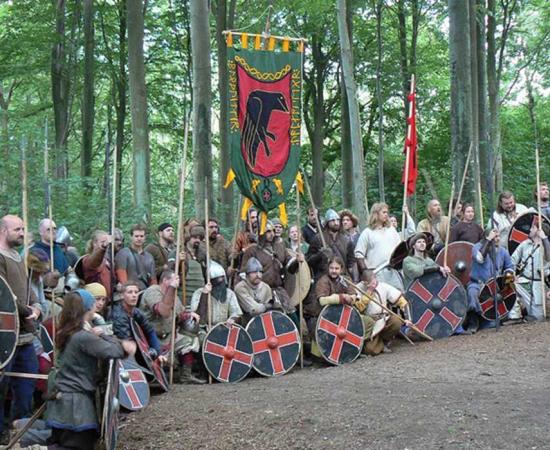 Reconstruction of a Viking meeting by Jonathan Hart