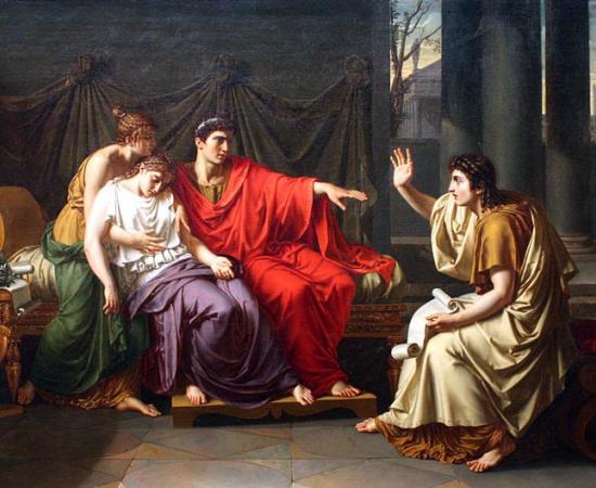 Virgil Reading the Aeneid to Augustus, Octavia, and Livia 