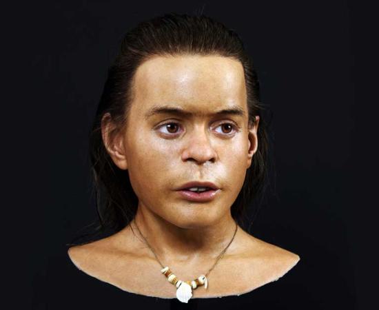 Facial reconstruction of Vistegutten by forensic artist Oscar Nilsson. Source: Oscar Nilsson