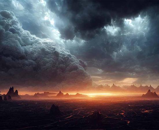  Apocalypse landscape. Source: ErenMotion / Adobe Stock.