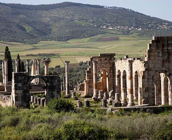 The Roman ruins of Volubilis, Morocco.