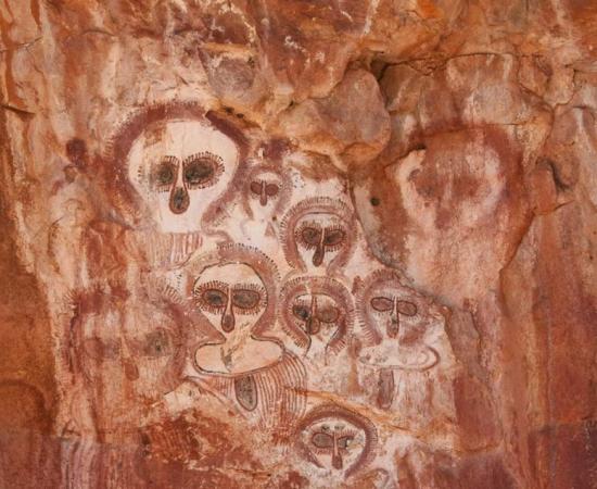 Wandjina rock art