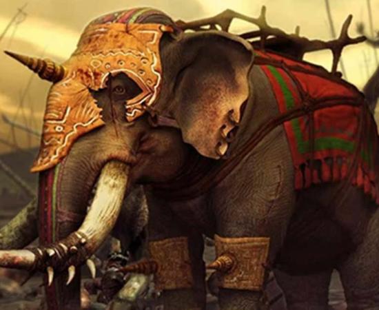 Representational image of a war elephant. The recently-discovered fortress at Berenike guarded a port that supplied war elephants 