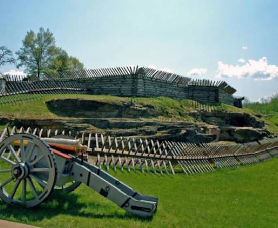 A view of Fort Ligonier