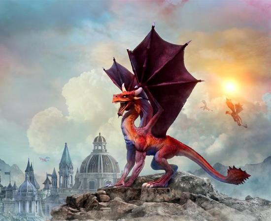 The legendary Welsh dragon. Credit: warpaintcobra / Adobe Stock