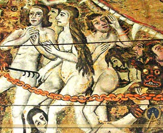 Detail of the Wenhaston Doom