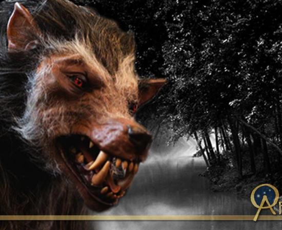 Deriv; Werewolf costume and natural landscape 