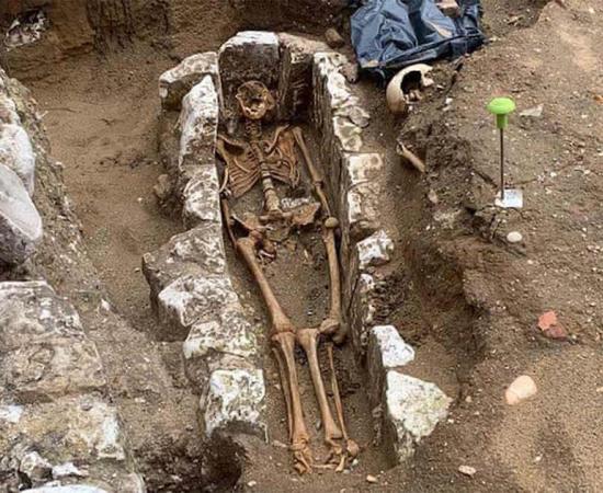 One of the most exciting discoveries made during the excavation of the Great Sacristy at Westminster Abbey is the skeleton of a monk in “extraordinary condition”, which could hold valuable archaeological data.           Source: Westminster Abbey