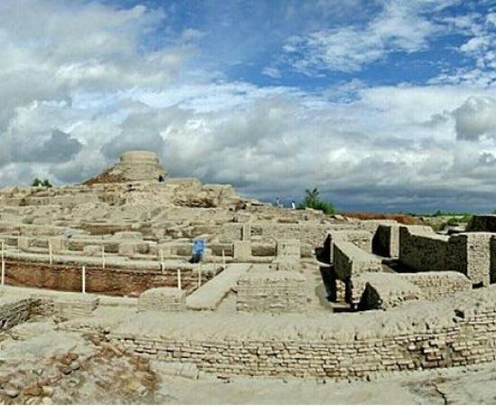 Excavated ruins of Mohenjo-daro, Pakistan