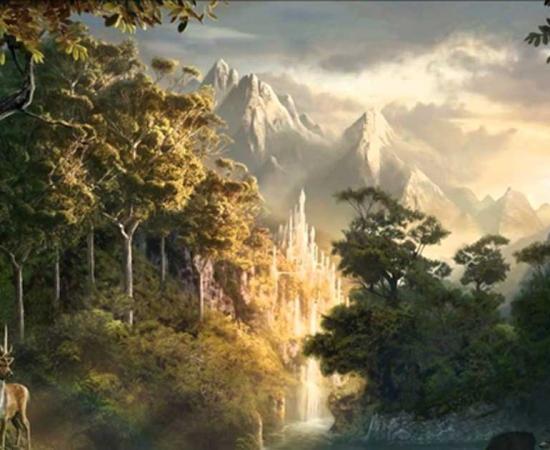 Artist’s representation of Vanaheimr.