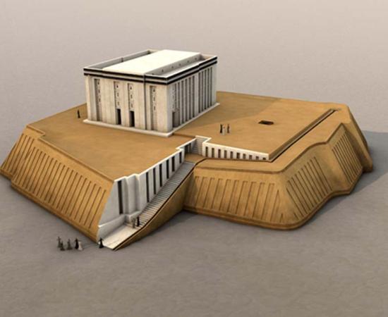 The White Temple and the Great Ziggurat in the Mesopotamian City of Uruk 