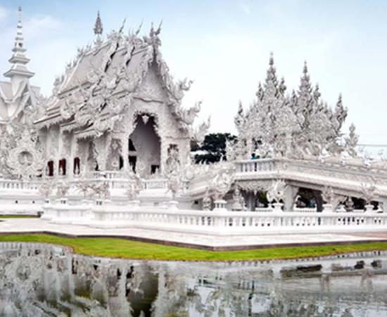 A photo of the White Temple, Chang Rai, Thailand