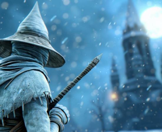 The witch hunter spread fear across ancient England. AI Generated image.         