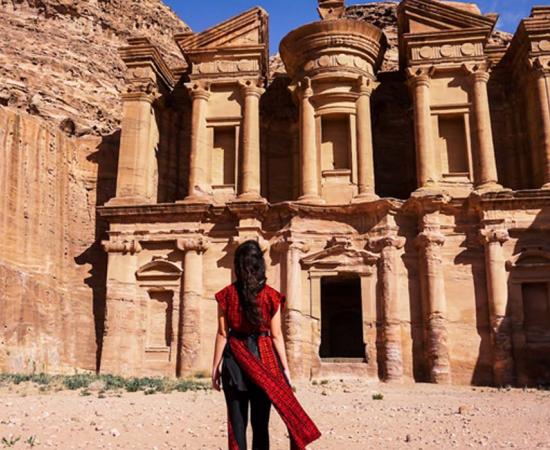  Woman at Petra.