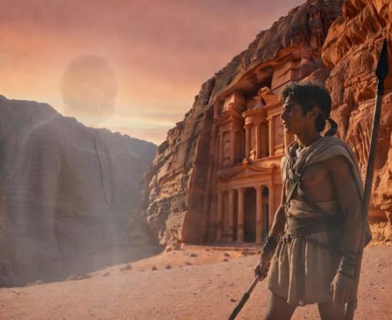 This AI-generated image depicts the mysterious reincarnation story of James Arthur Flowerdew