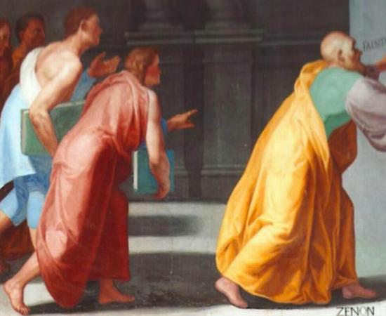 Zeno of Elea shows Youths the Doors to Truth and False. Source: Singinglemon / Public Domain.
