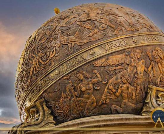 Zodiac signs sphere Chernivtsi, Ukraine ( Ruslan / Adobe Stock)