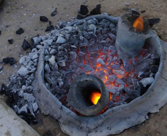 Hi-tech Metal Furnace of the Negev Alchemists Incinerates History