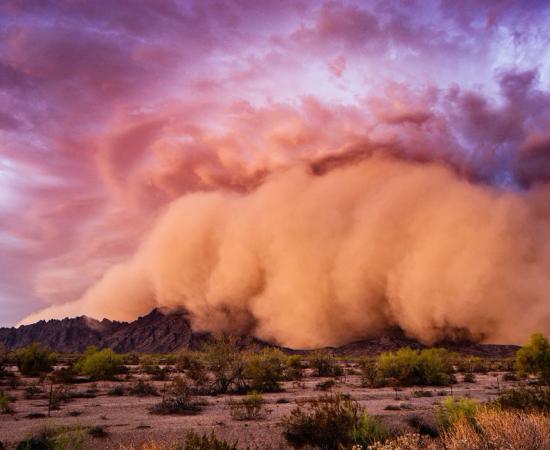 Sandstorms contributed to the Akkadian Empire fall.             Source: mdesigner125 / Adobe Stock