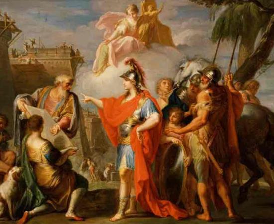 Alexander the Great Founding Alexandria, Egypt.	Source: Public Domain