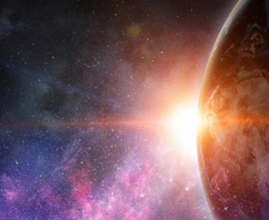 Exoplanet “K2-18b” is 50% water could possibly harbor alien life. Source: Sergey Nivens / Adobe Stock.