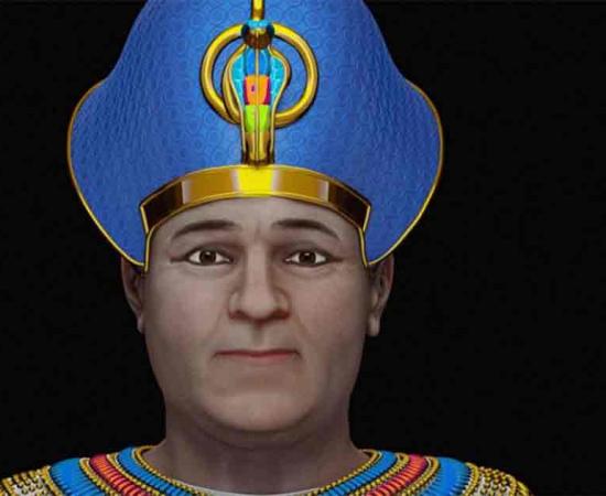 Reconstruction of Amenhotep II. Source: Cicero Moraes