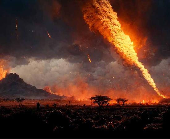 Humanity is no stranger to catastrophe, and some ancient disasters can help put current issues in perspective.            Source: yamonstro/ Adobe Stock