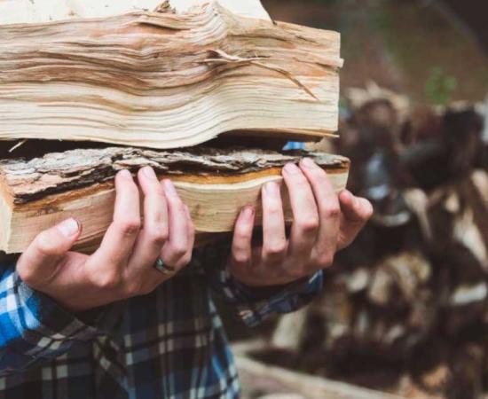 Firewood was a gift brough to housewarming parties, literally to warm the house. Source: Adobe Stock Free