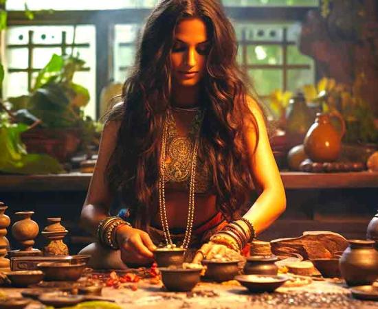 Representational image of ancient healing medicinal practice. Source: dimensdesign / Adobe Stock