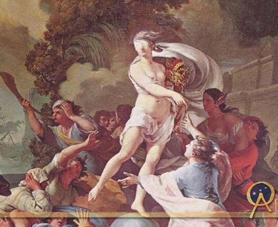 “Goddess of Luck” Blind Fortuna by Tadeusz Kuntze (1754) 