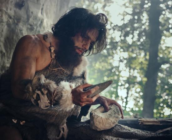 The evidence found in north China from roughly 40,000 years ago, including advanced stone tools and ochre processing knowledge, was created by ancient humans. However, archaeologists are still trying to figure out who these ancient hominins were, and the choices are Neanderthals, Denisovans or Homo sapiens.		Source: Gorodenkoff / Adobe Stock