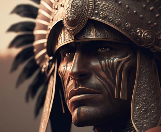 Mesoamerican warrior. Source: Art Gallery / Adobe Stock.